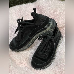 CHANEL velvet calfskin sneakers
